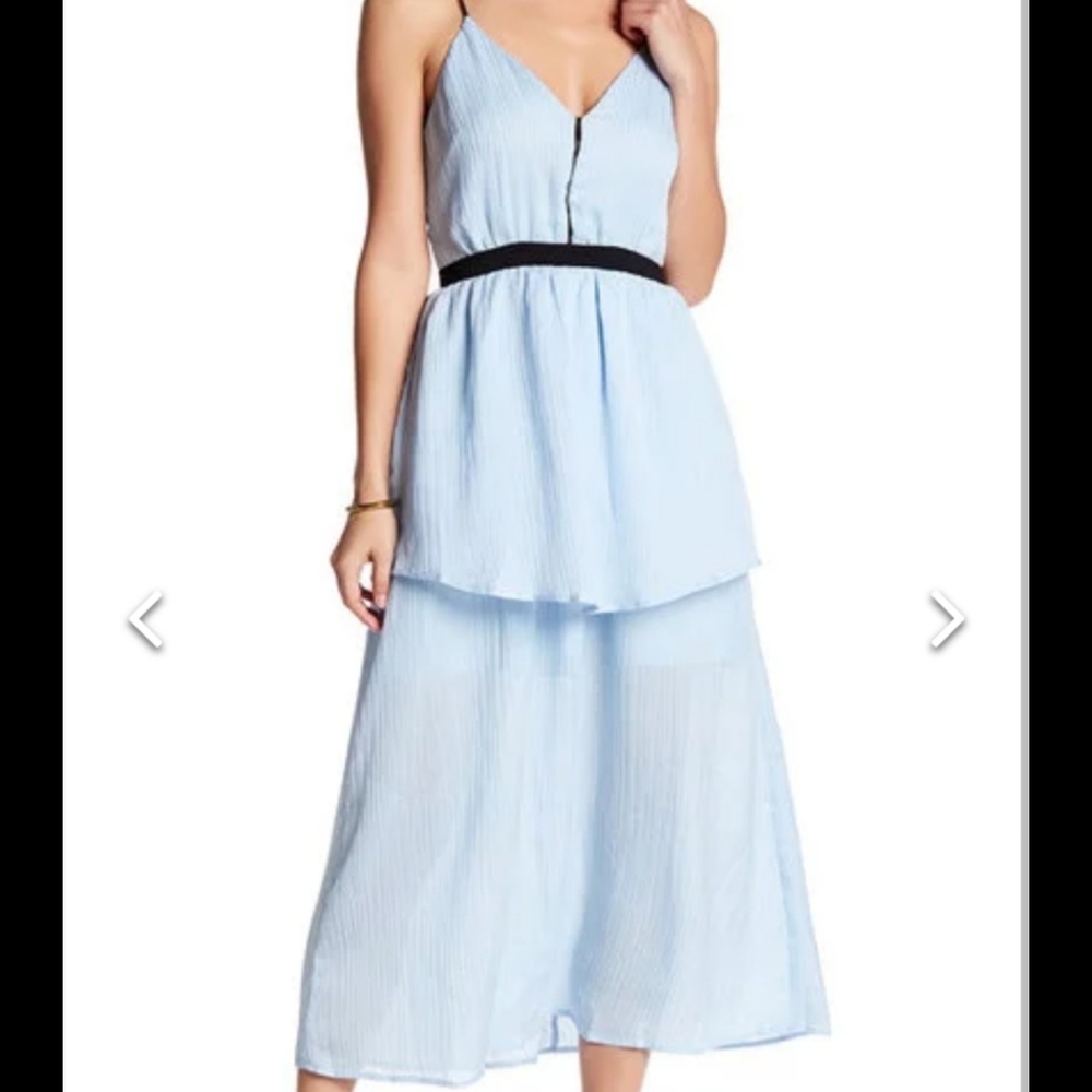 NWT endless rose blue strappy maxi dress size S Shopbop
